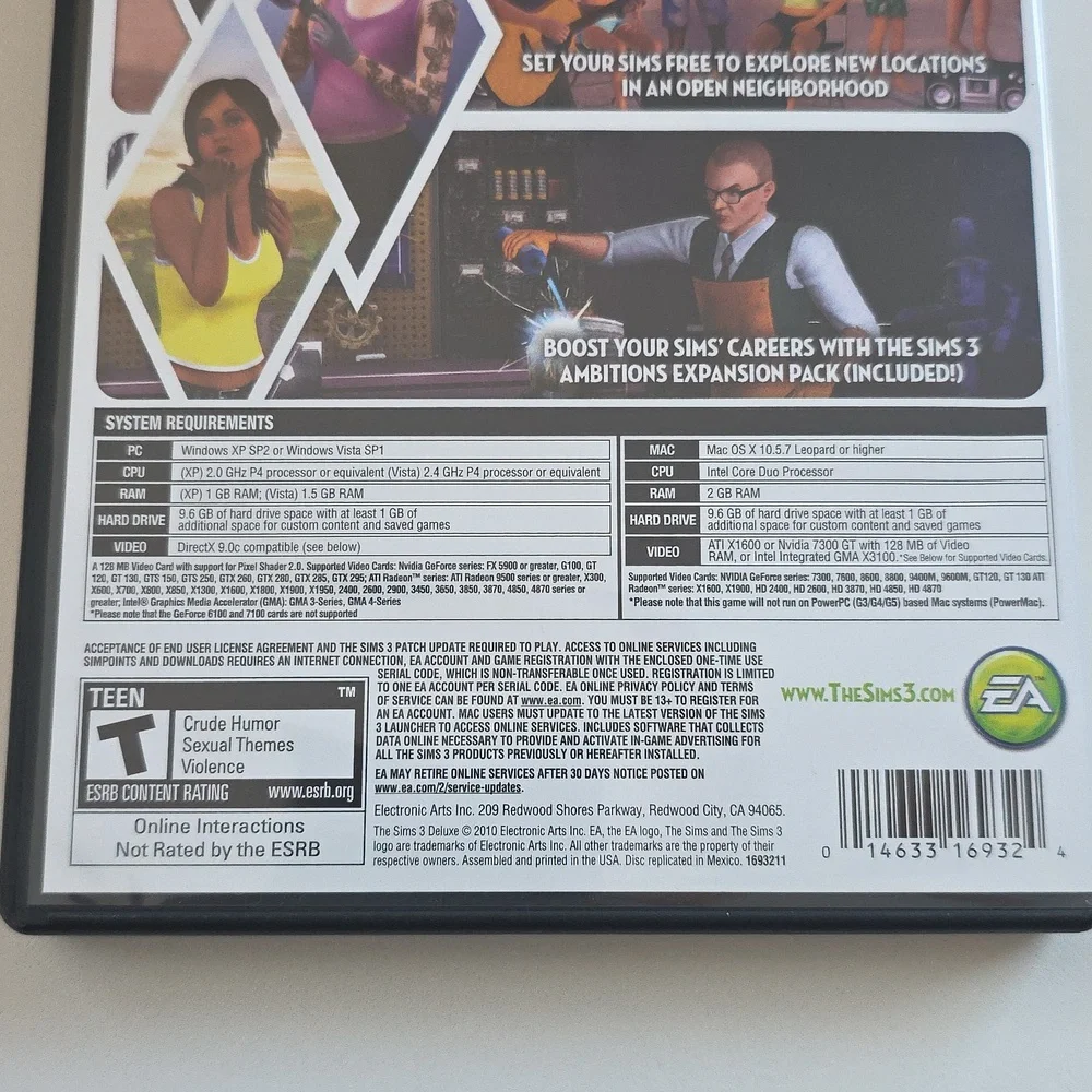 The Sims 3 Deluxe PC Collection - Ambitions, Pets, Generations, Town Life, Loft